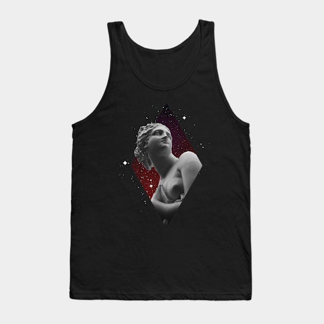 Female Celestial Body Tank Top by goodwordsco